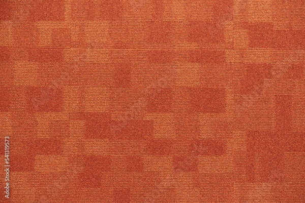 Obraz Texture carpet covering, red with a pattern of squares