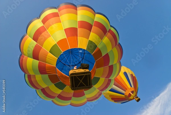 Obraz hot air balloons from below