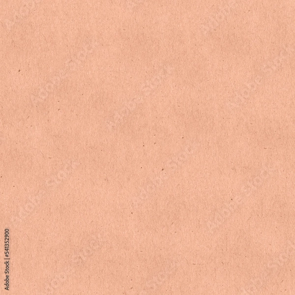 Fototapeta Seamless Kraft Paper Texture. Rough, grainy, beige material. Minimalistic background for design, advertising, 3d. Empty space for inscriptions. A cardboard sheet for packing the parcel.