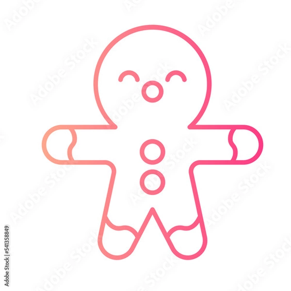 Fototapeta gingerbread gradient icon