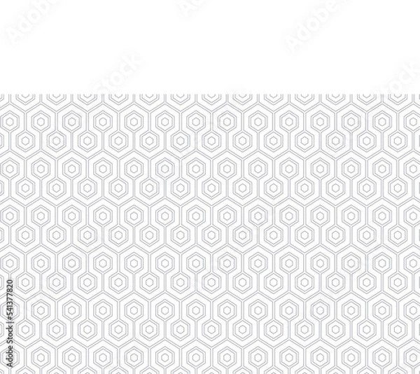 Fototapeta Hexagonal geometric pattern background Free Vector