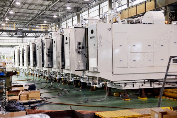Obraz 最新の工作機械の組立工場