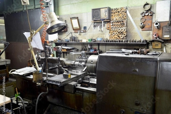 Obraz 最新の工作機械の組立工場