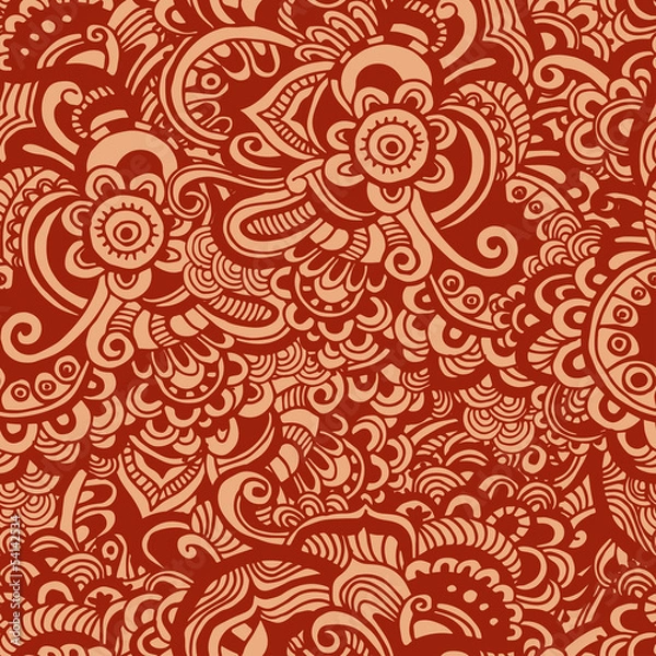 Obraz Oriental seamless pattern