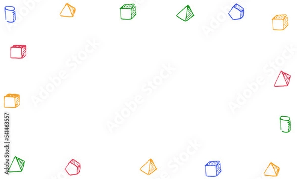 Obraz カラフル積み木