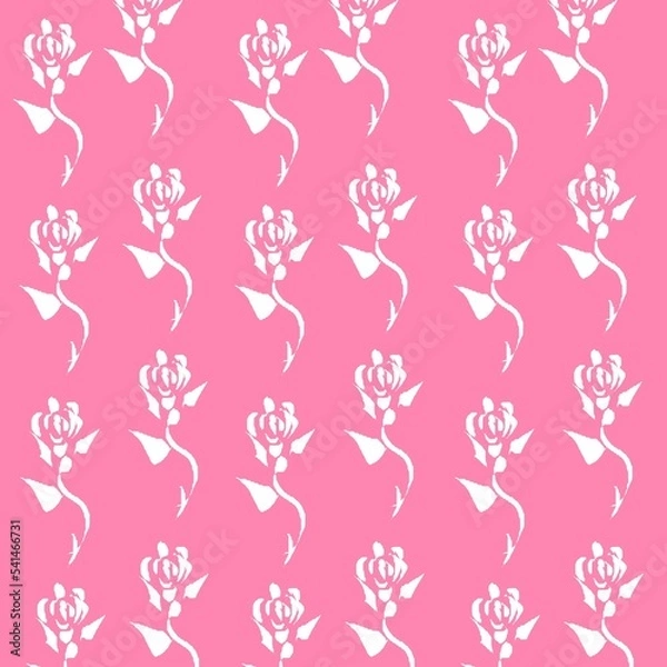 Obraz バラ　壁紙　シルエット　背景