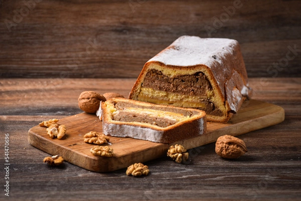 Obraz Potica/Potizza, Roll with walnuts