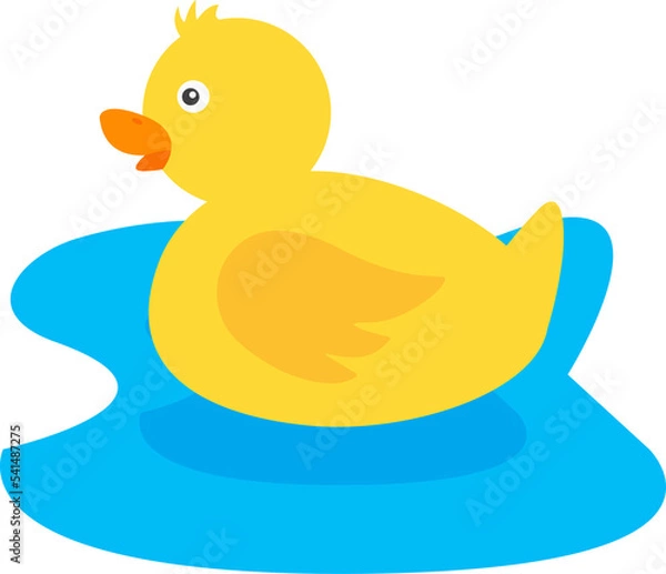 Obraz rubber duck on white