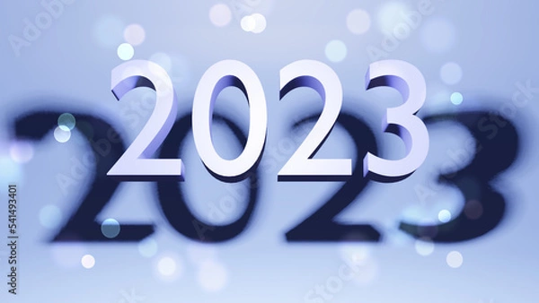 Fototapeta 西暦2023年新年