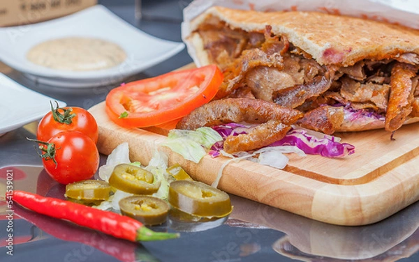 Obraz chicken and vegetables