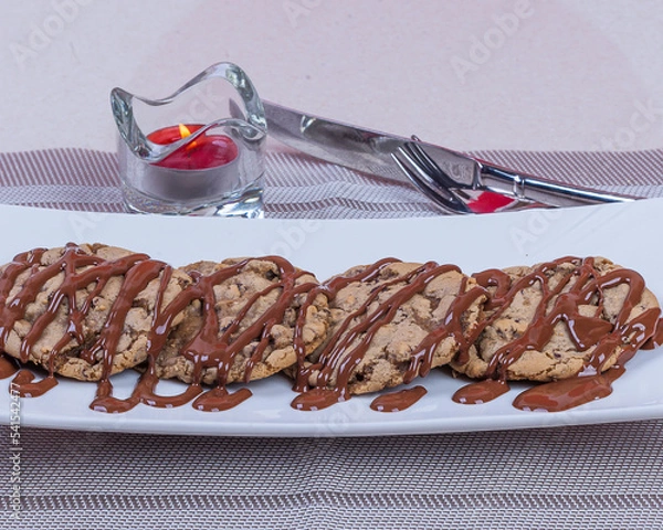 Obraz chocklate on a plate