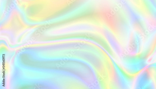 Fototapeta Elegant Curve Fluid Liquid Pastel colors Background. Rainbow Gradient Background. Flow Dynamic Design Pic. Pastel Water Light Neon Wavy Swirl Gradient Mesh. Holiday or celebration energy soft colors	
