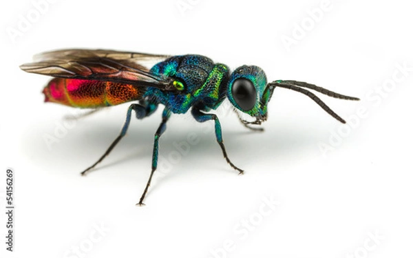 Obraz Chrysis - Ruby-tailed Wasp