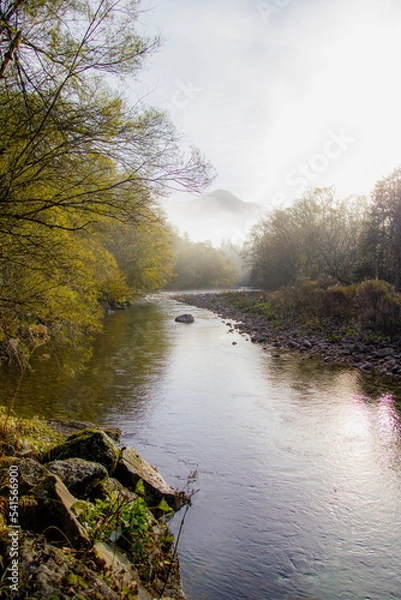 Fototapeta Ötscherland Ybbs niemand Morgensonne 