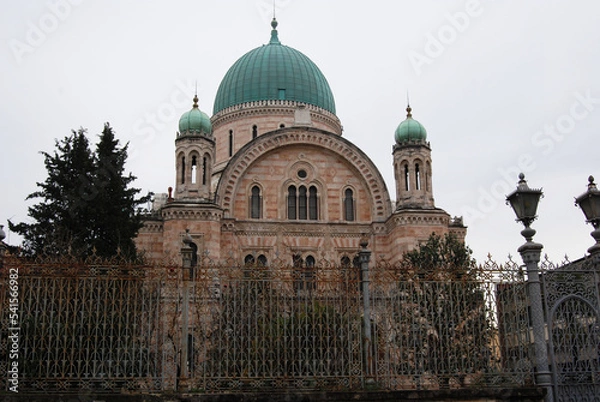 Obraz A synagogue in Florence