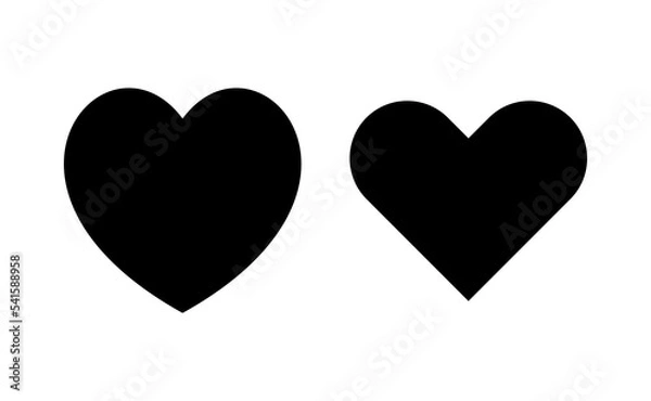 Fototapeta Love icon vector for web and mobile app. Heart sign and symbol. Like icon vector.
