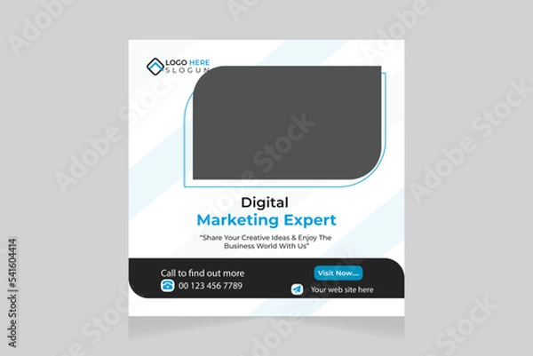 Fototapeta Creative social media post design templates, modern, and new creative design.