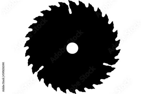Fototapeta Circular saw blade with 30 teeth 