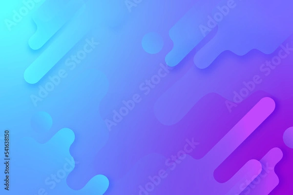 Fototapeta Gradient shapes background