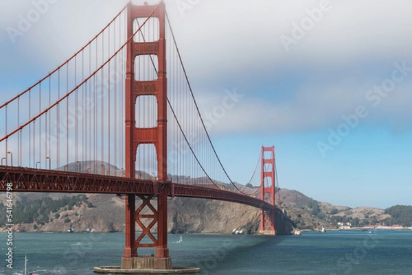 Fototapeta Golden Gate bridge in San Francisco bay