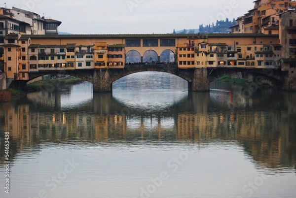 Obraz Florence, Italy: a view of Ponte Vecchio
