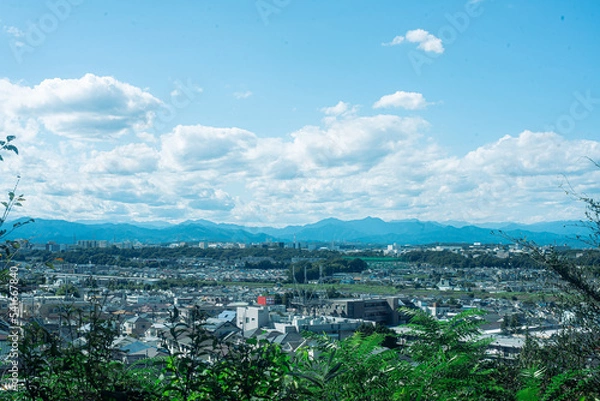 Fototapeta 空と町