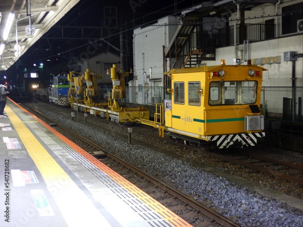 Fototapeta 工事電車