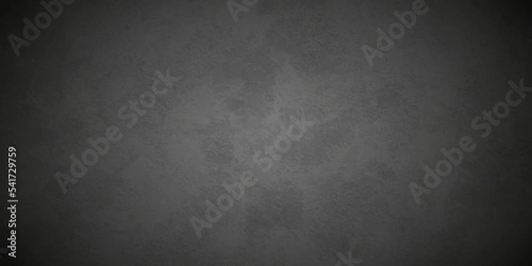 Fototapeta Black texture chalk board and black board background. stone concrete texture grunge backdrop background anthracite panorama. Panorama dark grey black slate background or texture.
