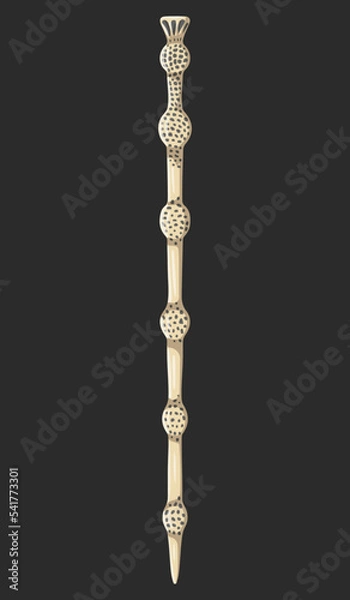 Obraz Symbol the magic wand from the book about Harry Potter . Vector illustration for great design for cards, tags and any purpose.