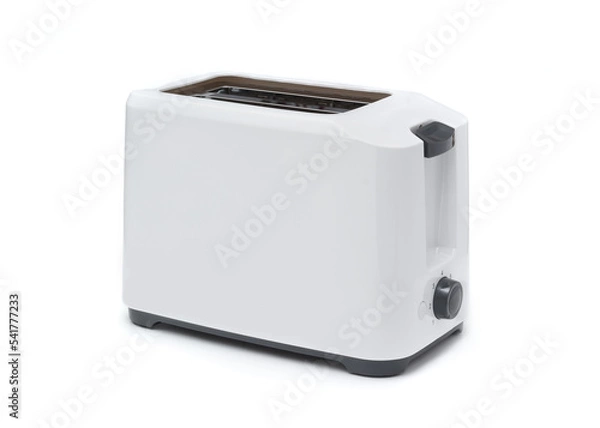Fototapeta Two slice toaster on white