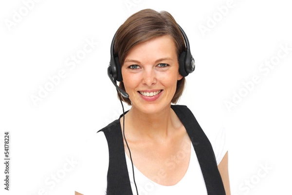 Obraz Mitarbeiterin Kundenservice