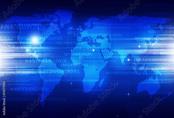 Fototapeta Digital Coding