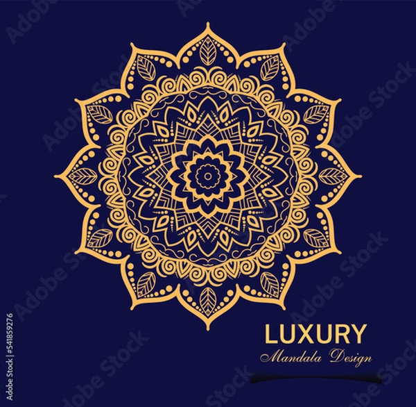 Fototapeta Luxury Mandala Design Vector Template.