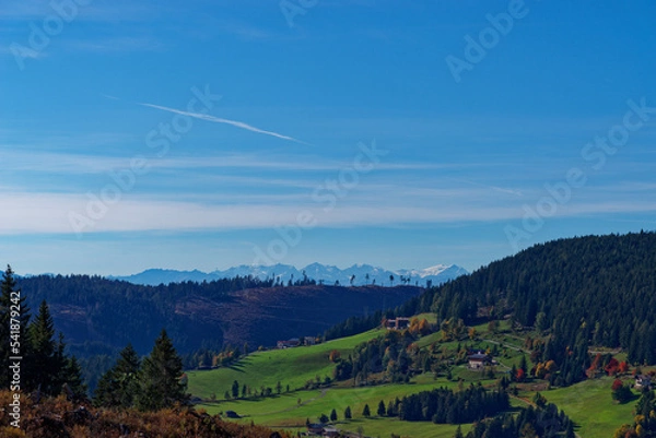 Obraz Panoramablick über die Alpen