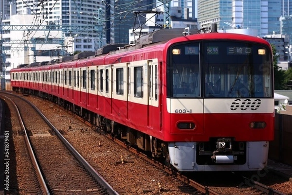 Fototapeta 通勤電車 京急600形