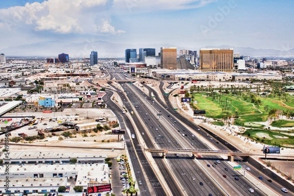 Obraz Anflug auf Las Vegas