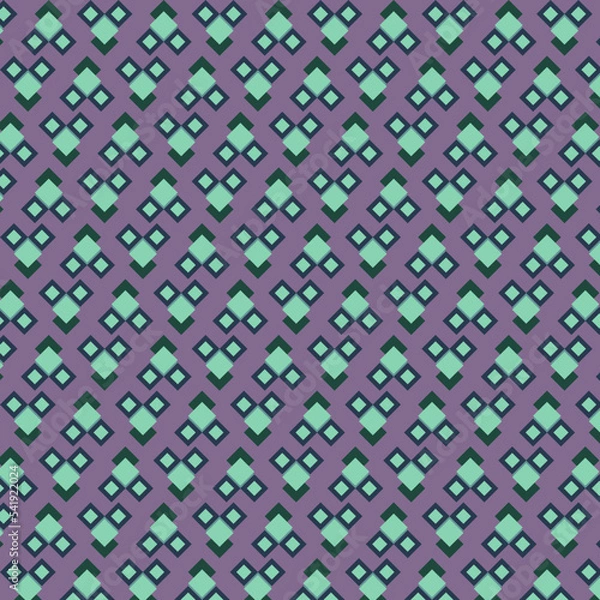 Obraz seamless vector pattern with dots on violet background