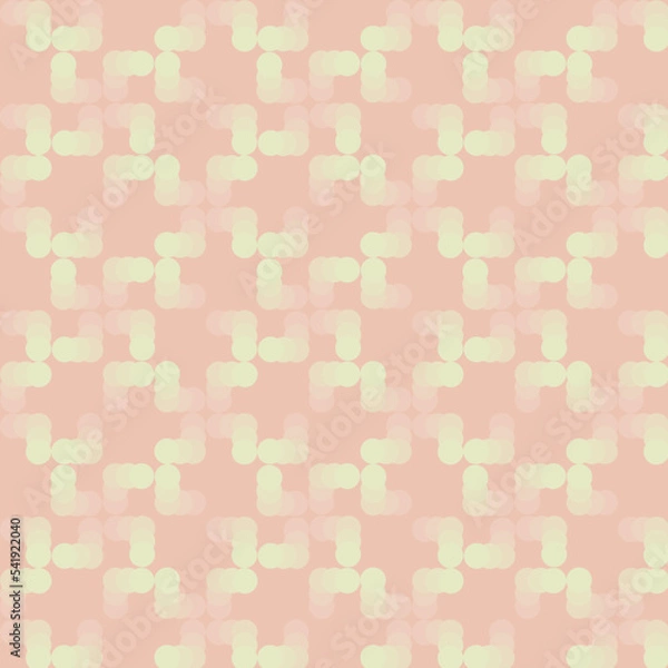 Obraz seamless vector pattern pink and yellow 