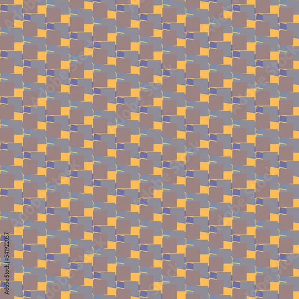 Obraz abstract pattern vector with squares orange and blue