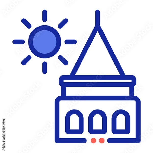 Fototapeta galata tower icon