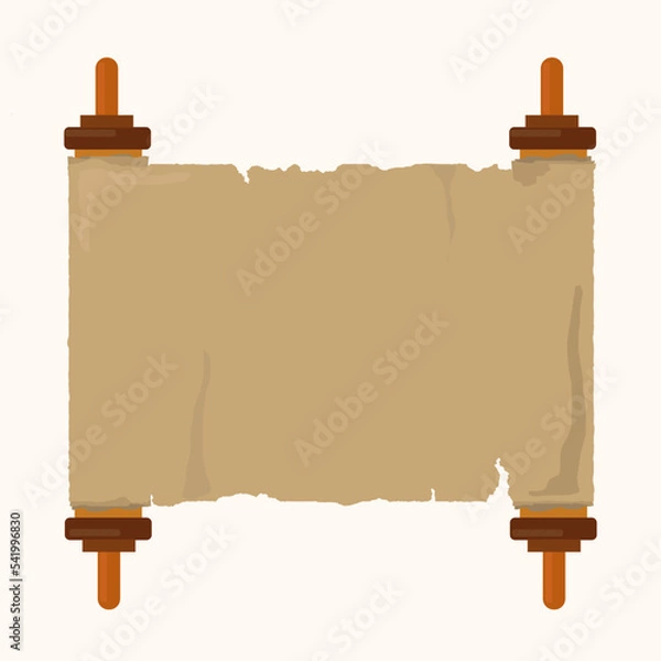 Fototapeta An unwrapped empty bundle from an Egyptian tomb
