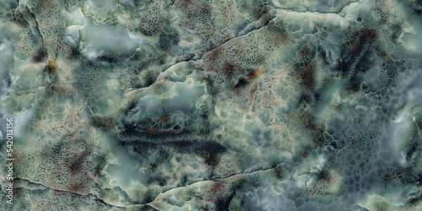 Fototapeta Green Marble Texture Background, High Resolution Multi Coloured Abstract Pattern, Used For Interior Exterior Home Decoration, Ceramic Wall Tiles And Floor Tiles Surface Background