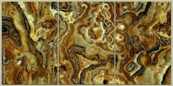 Fototapeta Luxury Gold Marble Abstract Background Set, 3d Pattern wallpaper for wall decor, Colourful fluid, Waves and Golden Splashes, used for Poster, Templates, Card, Brochure, Invitation, Cover book, Catalog