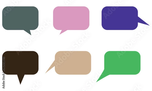 Fototapeta Clock icon in flat style, timer on color background. Vector design element