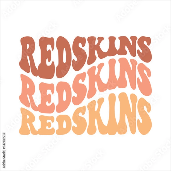 Obraz Redskins eps design