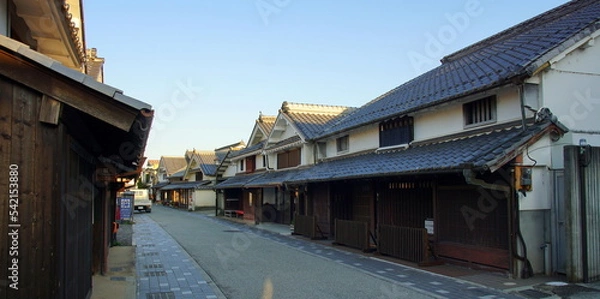 Fototapeta 丹波篠山市　河原町妻入商家群