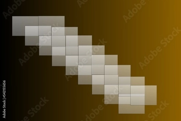 Fototapeta Dark and brown abstract background with squares