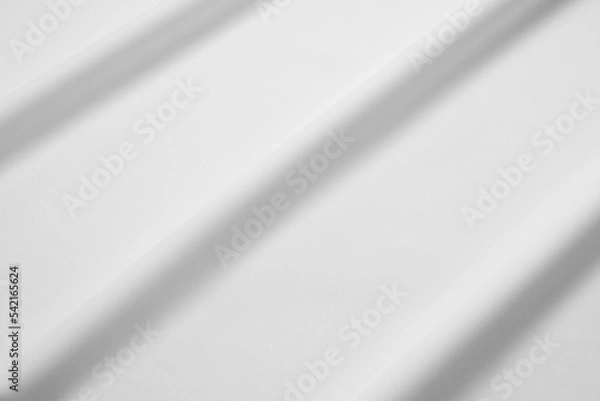Fototapeta Texture of blank white flag as background, top view. Mockup for design