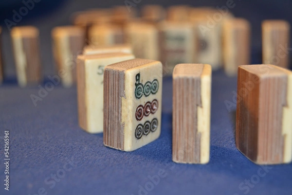Obraz Mahjong's pieces