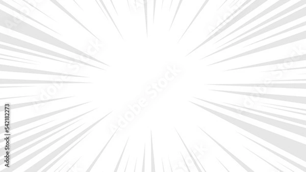 Obraz 灰色の集中線A	16：9　PNG